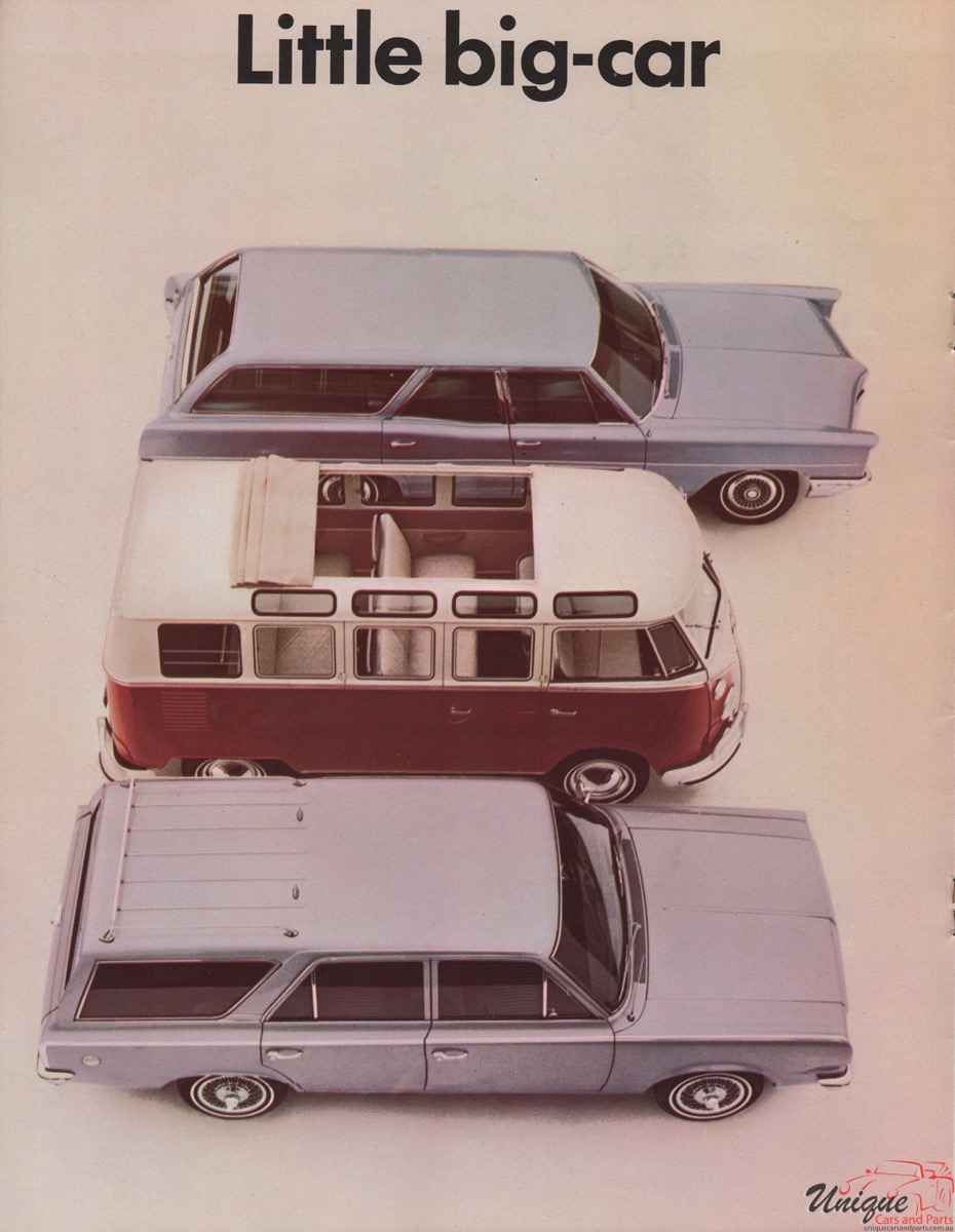 1967 Volkswagen Kombi Bus Brochure Page 2